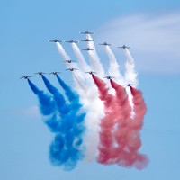 2019 - Avec la patrouille Bretling dans le ciel de la BA 102