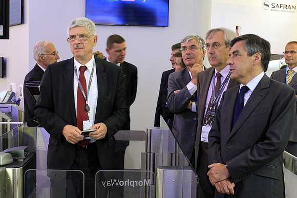 Sur le stand en 2013