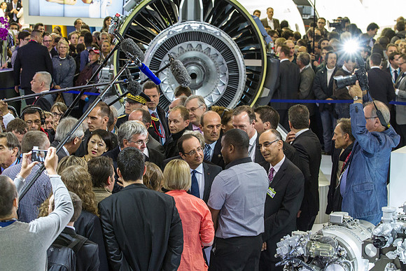 Sur le stand en 2013