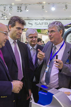 Sur le stand en 2013